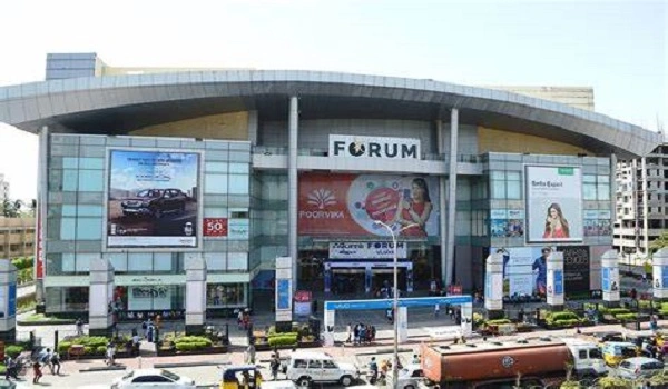 Interior view of a luxury Prestige retail mall with high-end brands